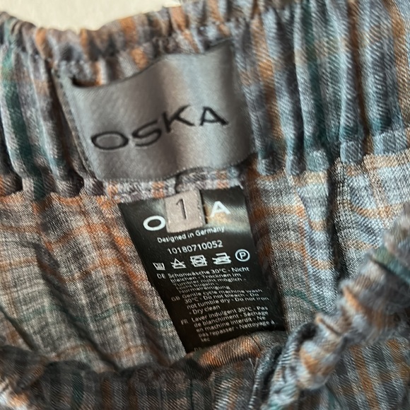 Oska Long Sleeve Top & Pants Plaid Size M - Picture 15 of 16